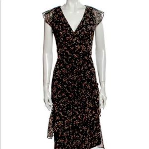 Barney’s New York Floral Print Dress Medium